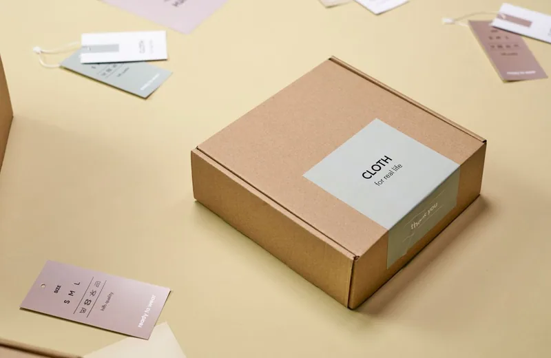 Product packaging with labels prepared for inspection rules